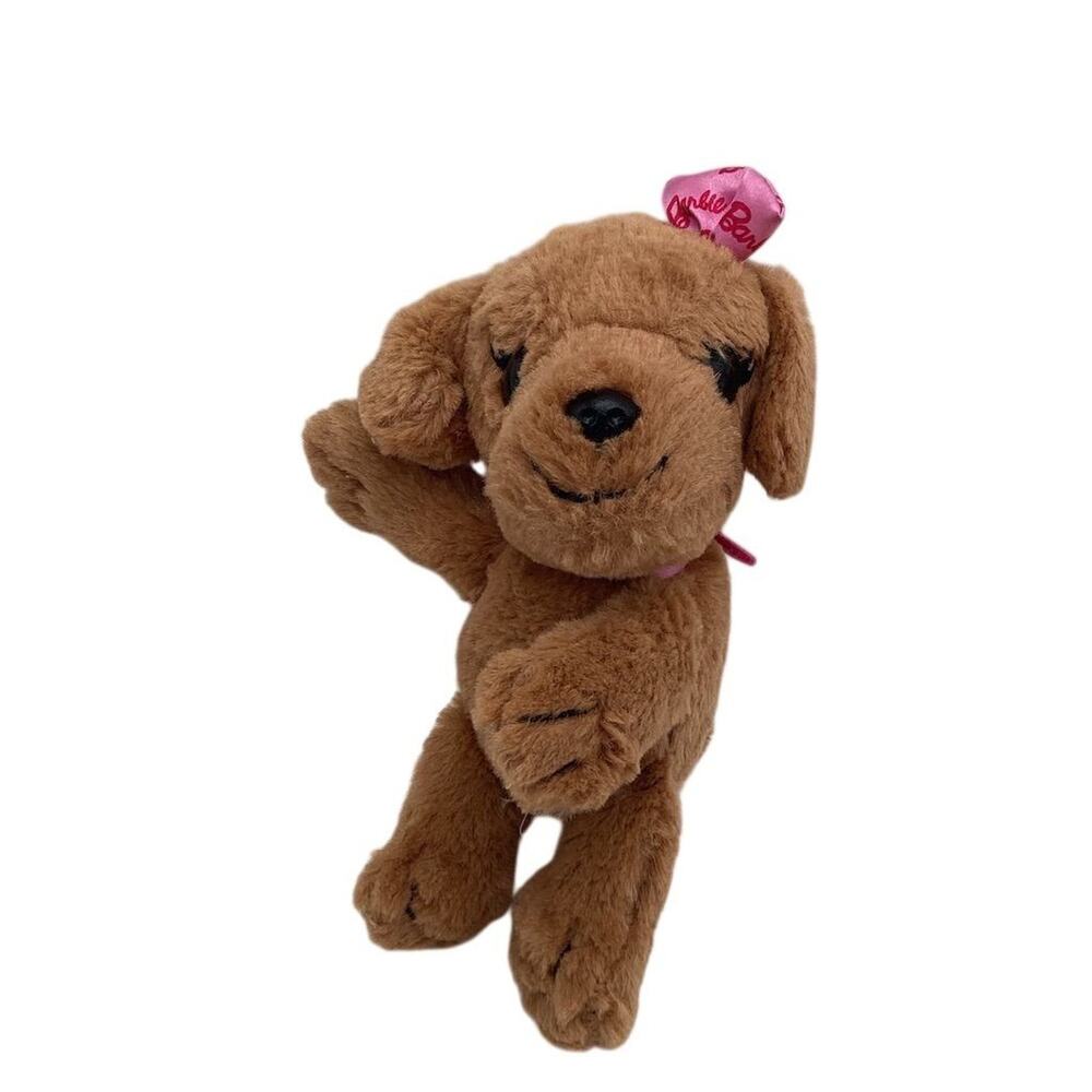 Barbie Great Puppy Adventure Brown Plush Dog Toy 6 in Washable